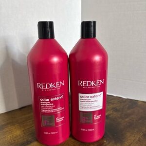 Redken Color Extend Shampoo and Conditioner Set 33.8oz NEW Sealed.